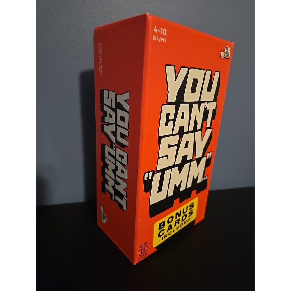 You Can't Say‎ UMM: A Party Game for Family and Adults + bonus content